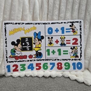 Walt Disney Mickey & Minnie Addition Mat
